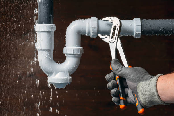 Professional Sewer Line Repair technician working in Ashaway, RI
